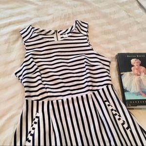 🔥2 for $30🔥Black & white striped dress